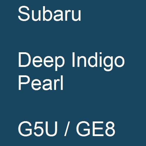 Subaru, Deep Indigo Pearl, G5U / GE8.